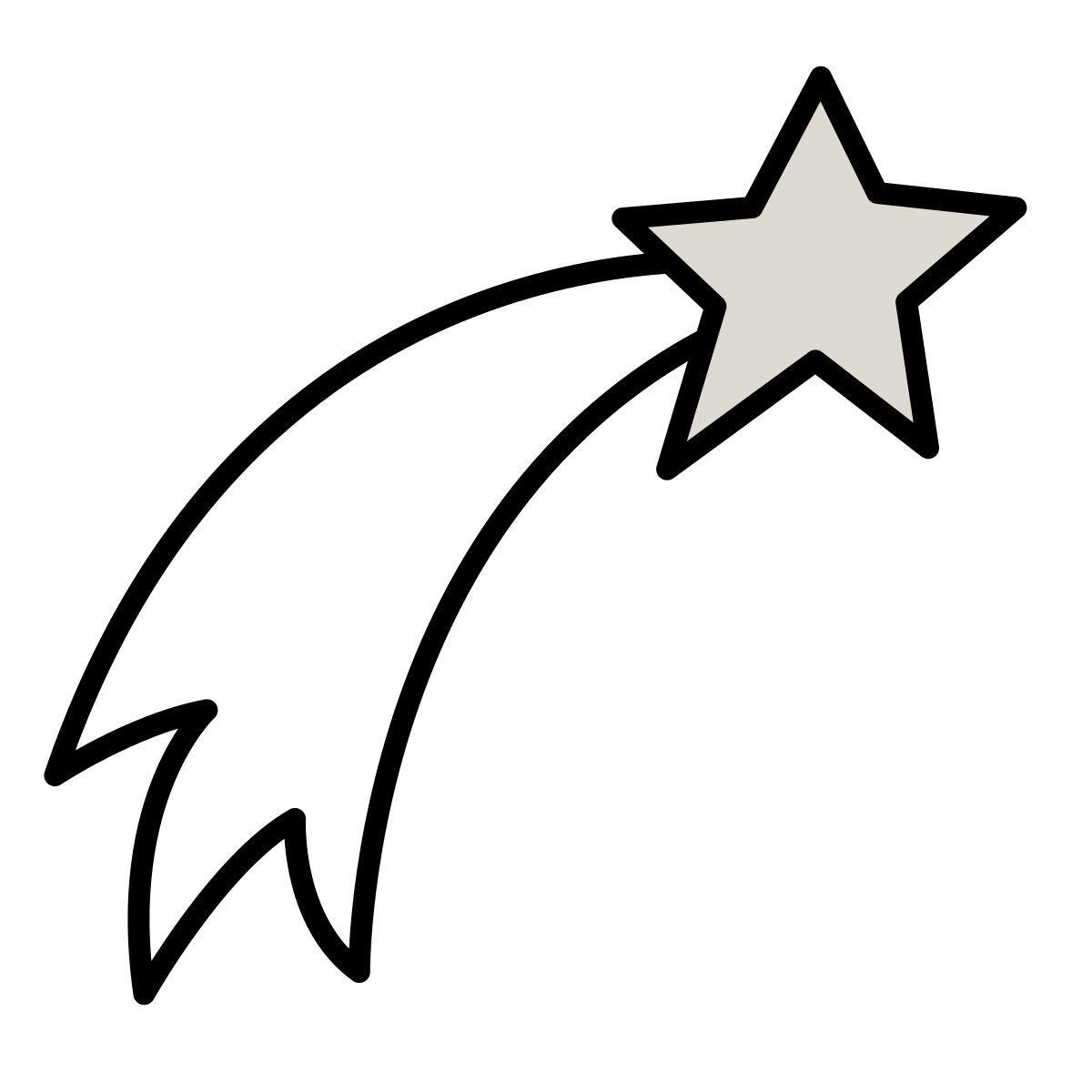 claude hand drawn style 伯利恒之星 图标