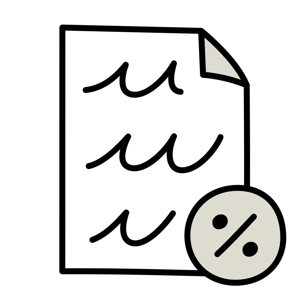 icon relatório estatístico claude hand drawn estilo