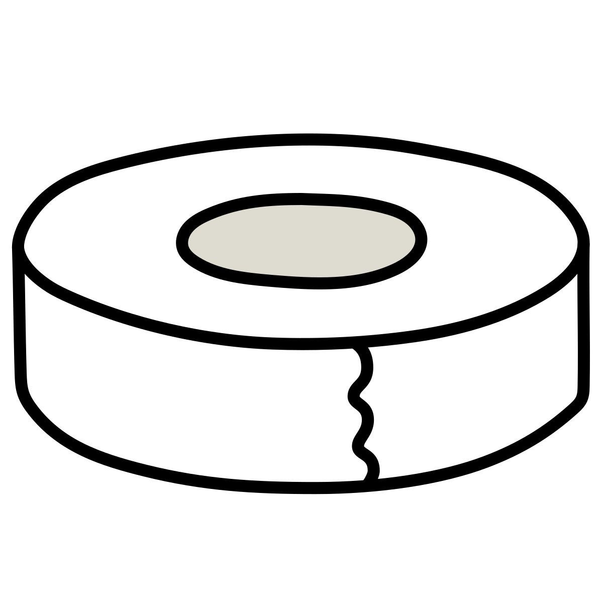 icon fita adesiva claude hand drawn estilo