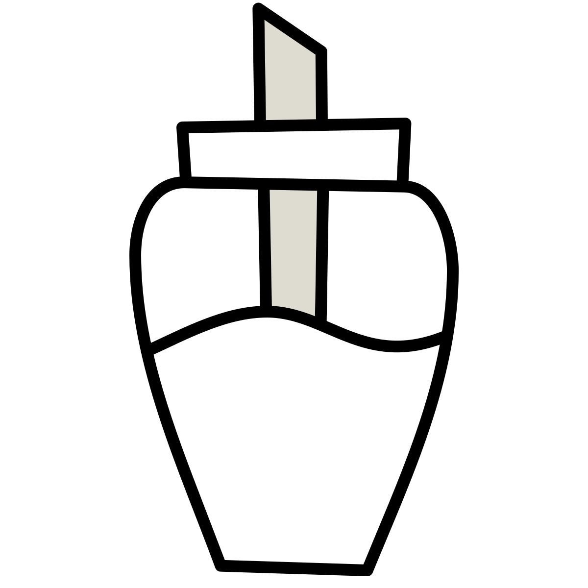 icono azúcar claude hand drawn estilo