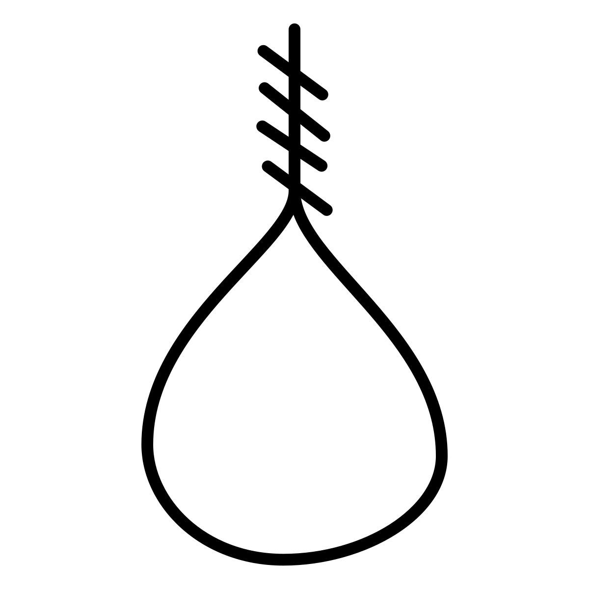 icône risque de suicide claude hand drawn style