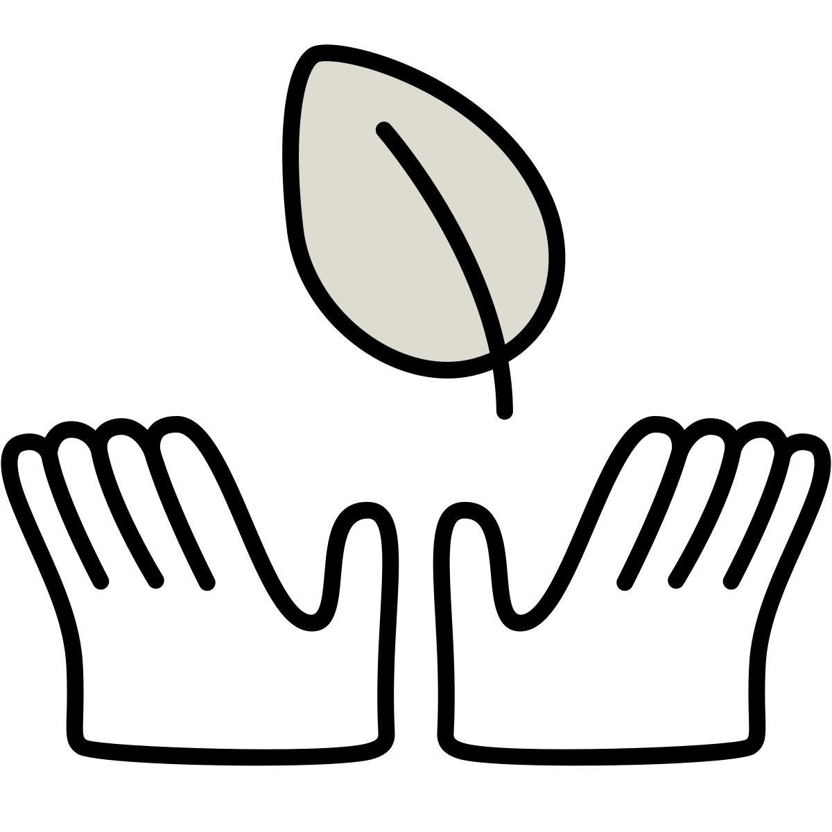 claude hand drawn style nachhaltigkeit icon