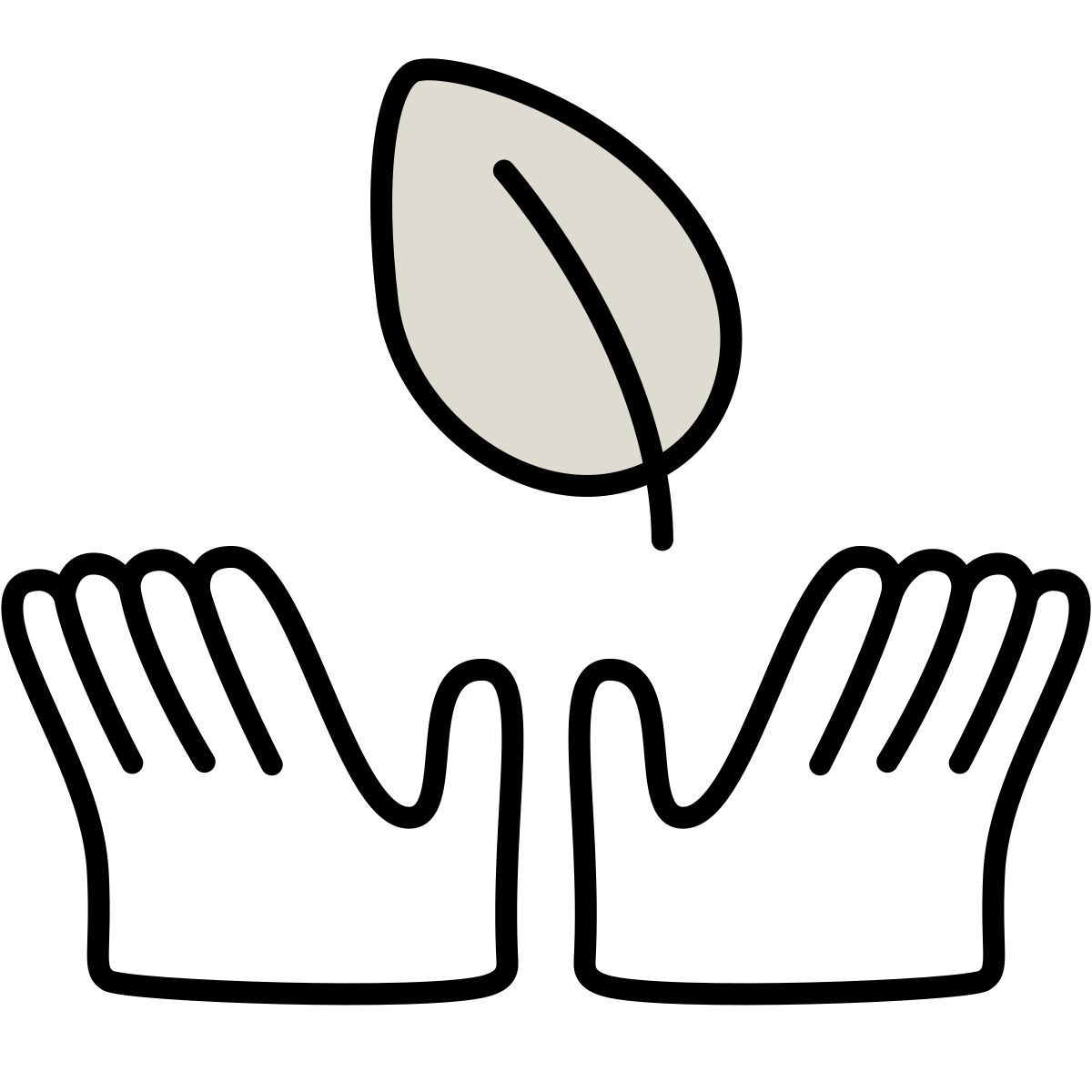 claude hand drawn style nachhaltigkeit icon