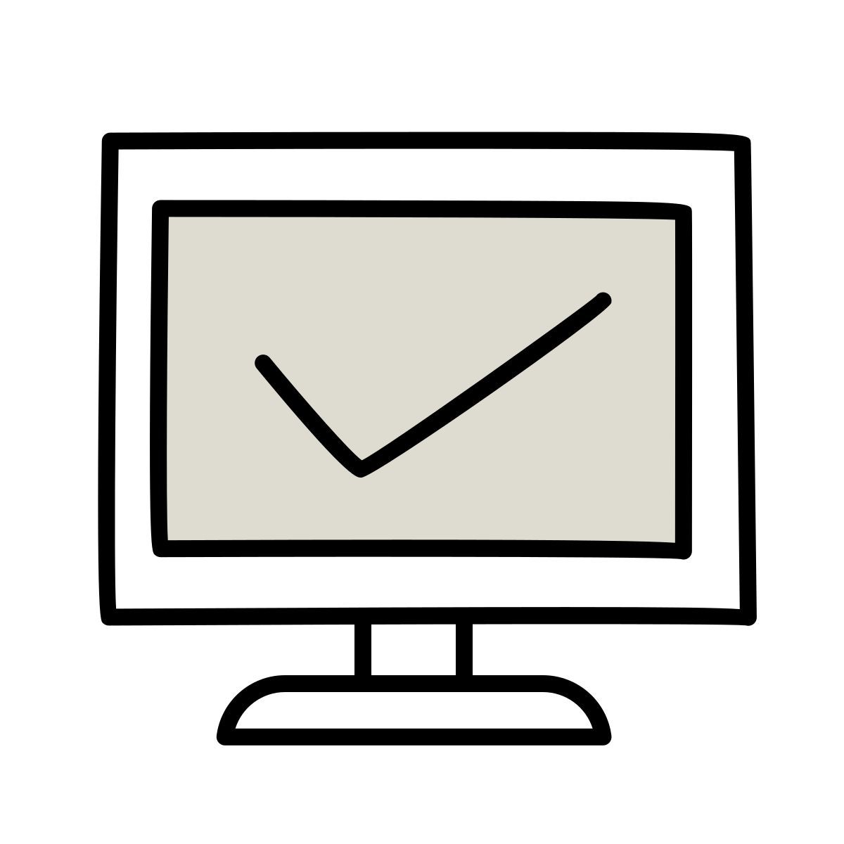 claude hand drawn style system information icon