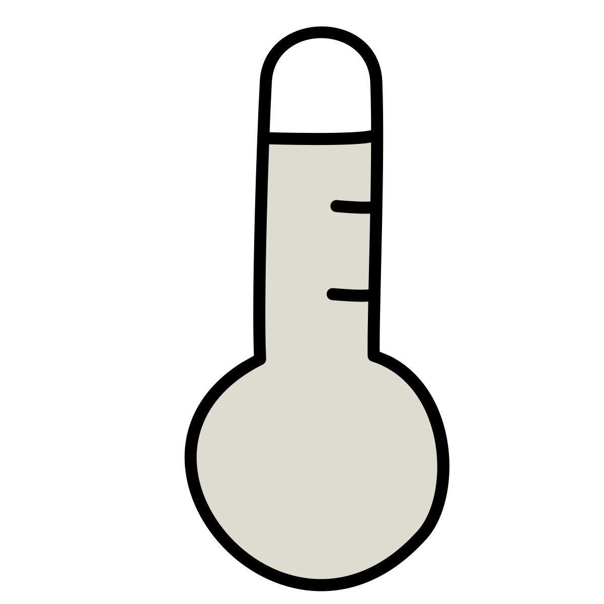 icono temperatura claude hand drawn estilo