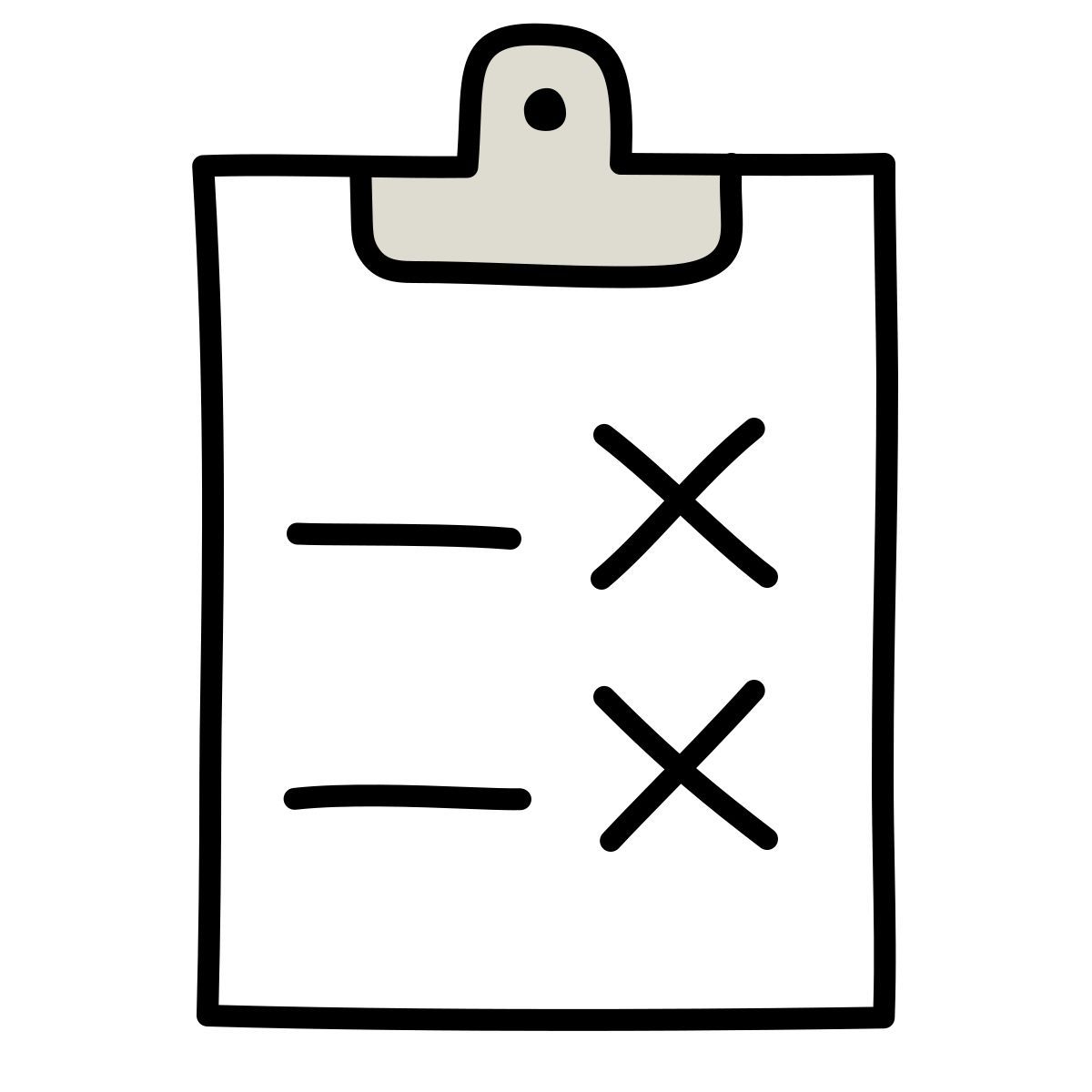 claude hand drawn style テストに落ちた icon