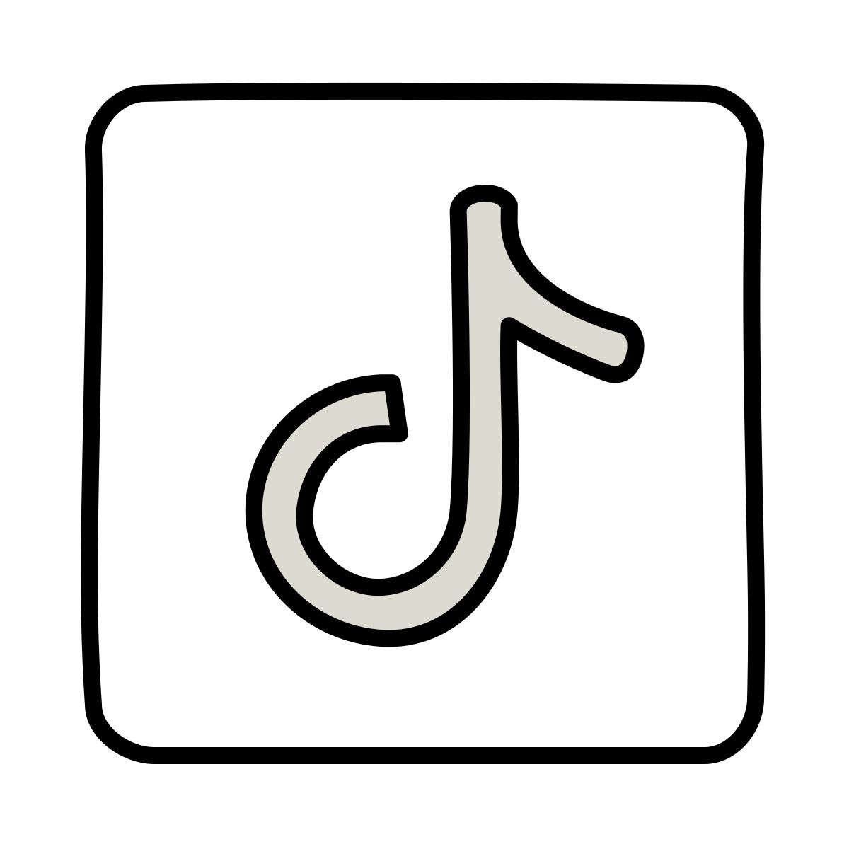 claude hand drawn style tic tac icon