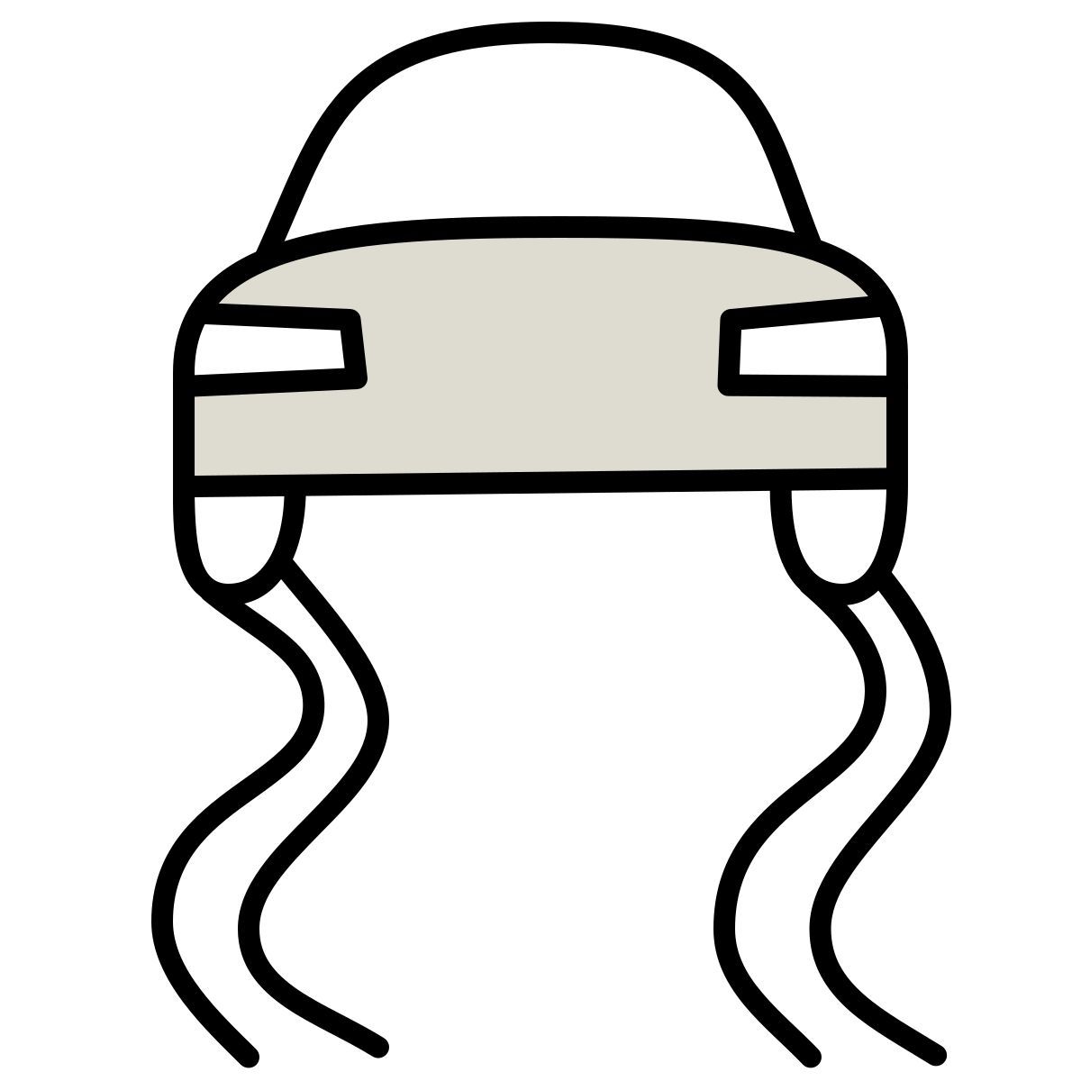 icona controllo di trazione claude hand drawn stile