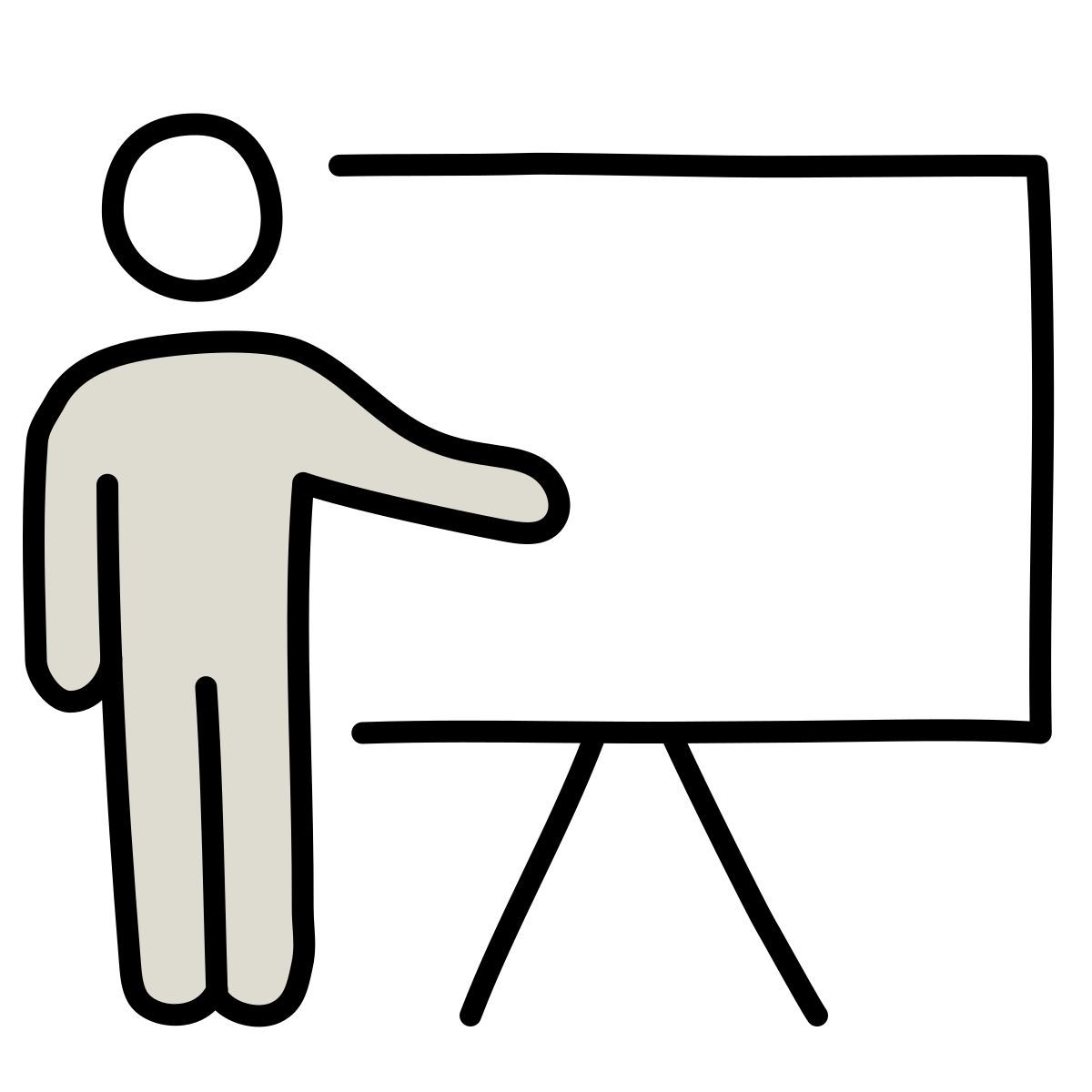 claude hand drawn style トレーニング icon