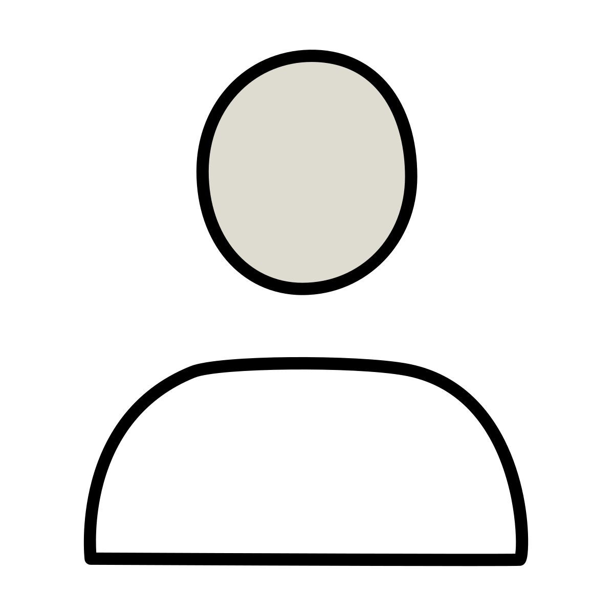 claude hand drawn style user icon