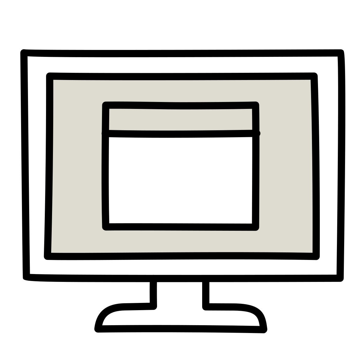 claude hand drawn style virtuelle maschine 2 icon