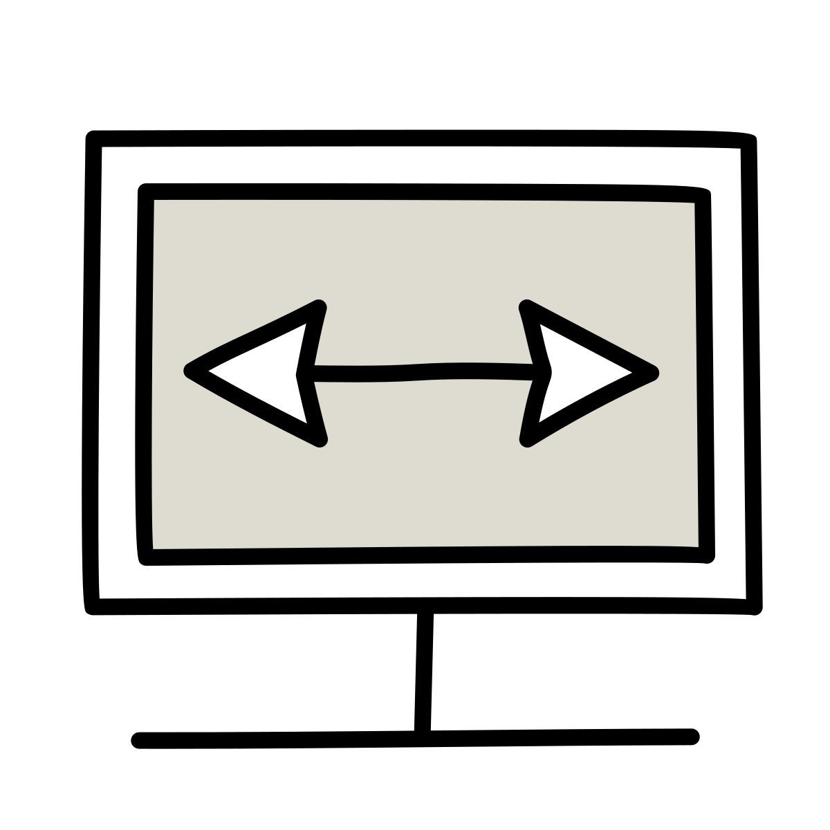 icona vpn claude hand drawn stile