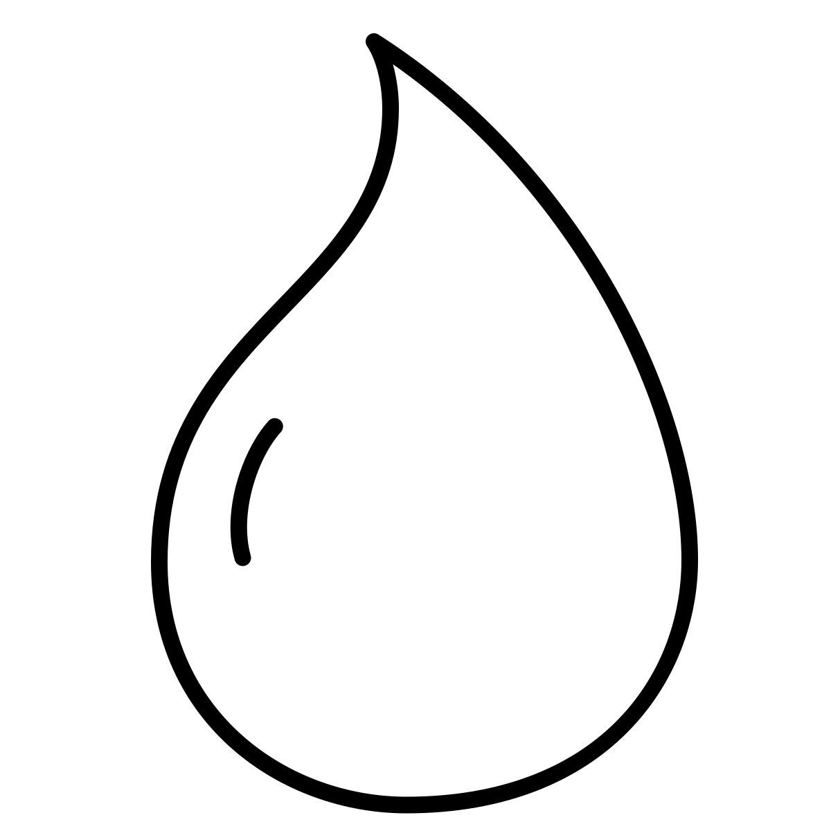 claude hand drawn style 水 icon