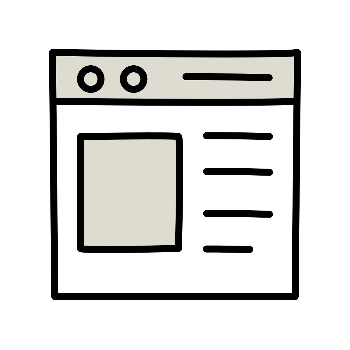 claude hand drawn style web design icon