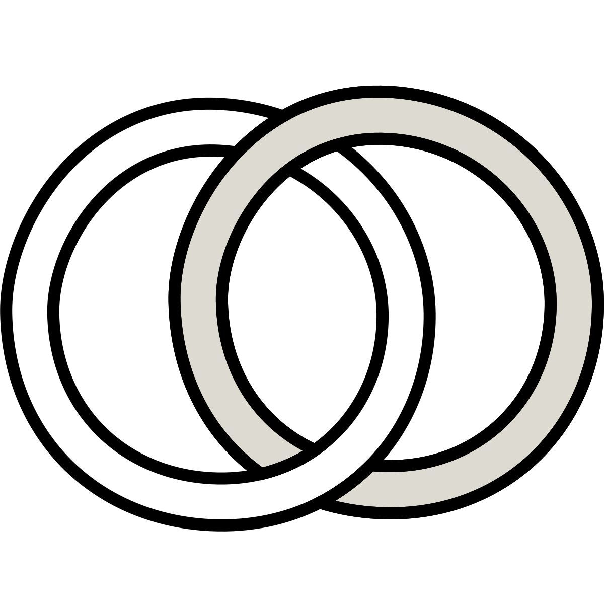icona wedding rings claude hand drawn stile