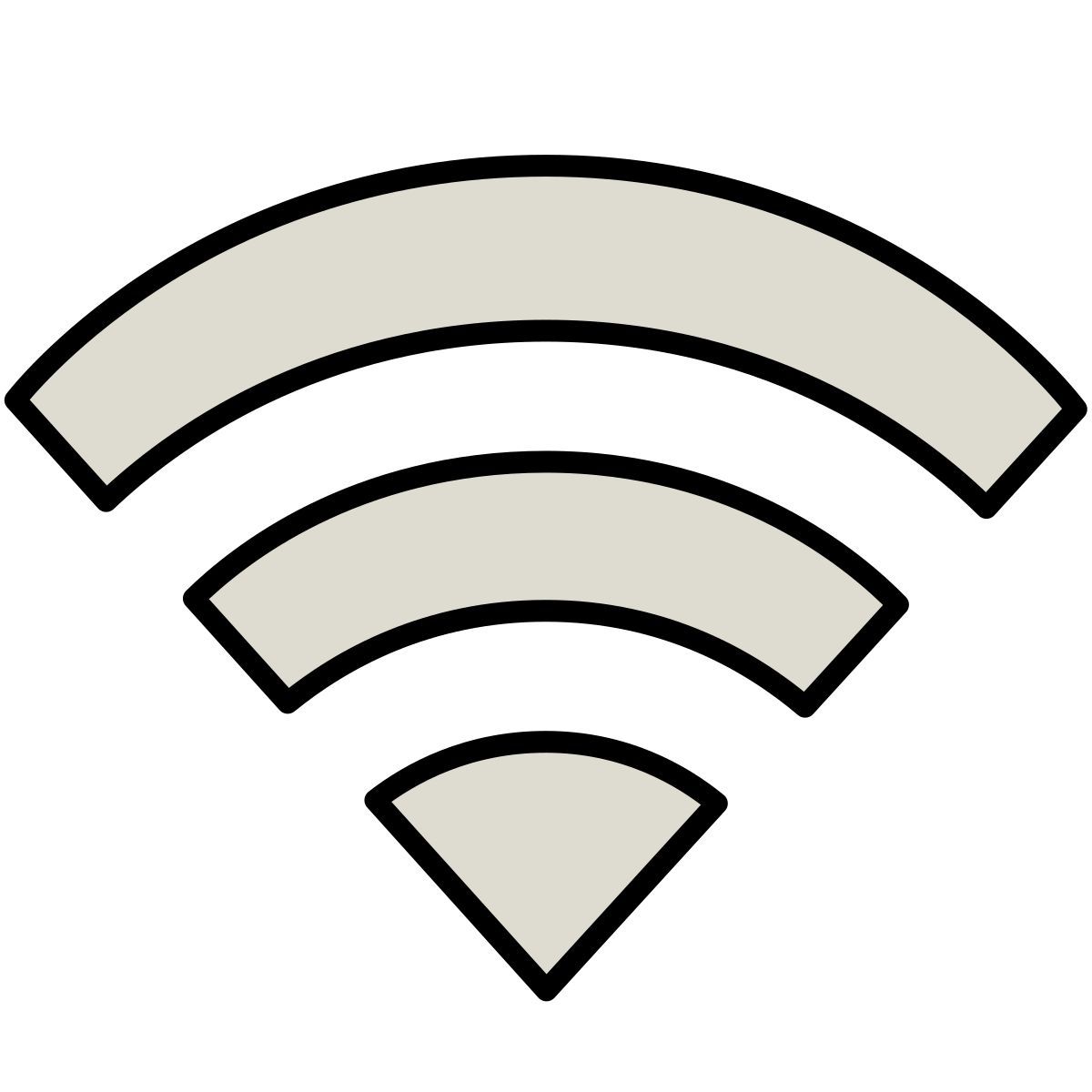 claude hand drawn style wlan icon