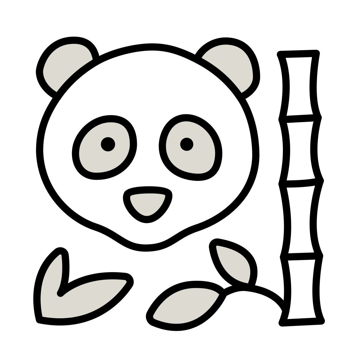 claude hand drawn Stil tierwelt Icon