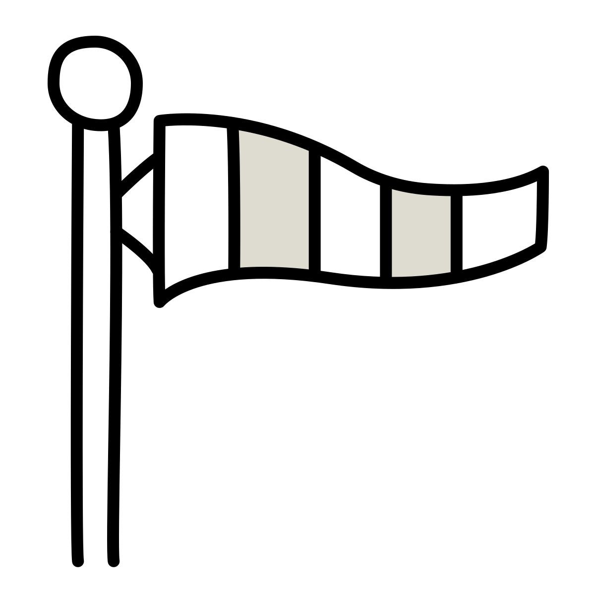 icon biruta claude hand drawn estilo