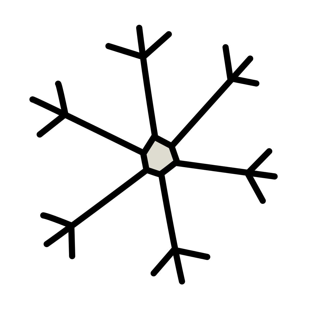 claude hand drawn style winter icon