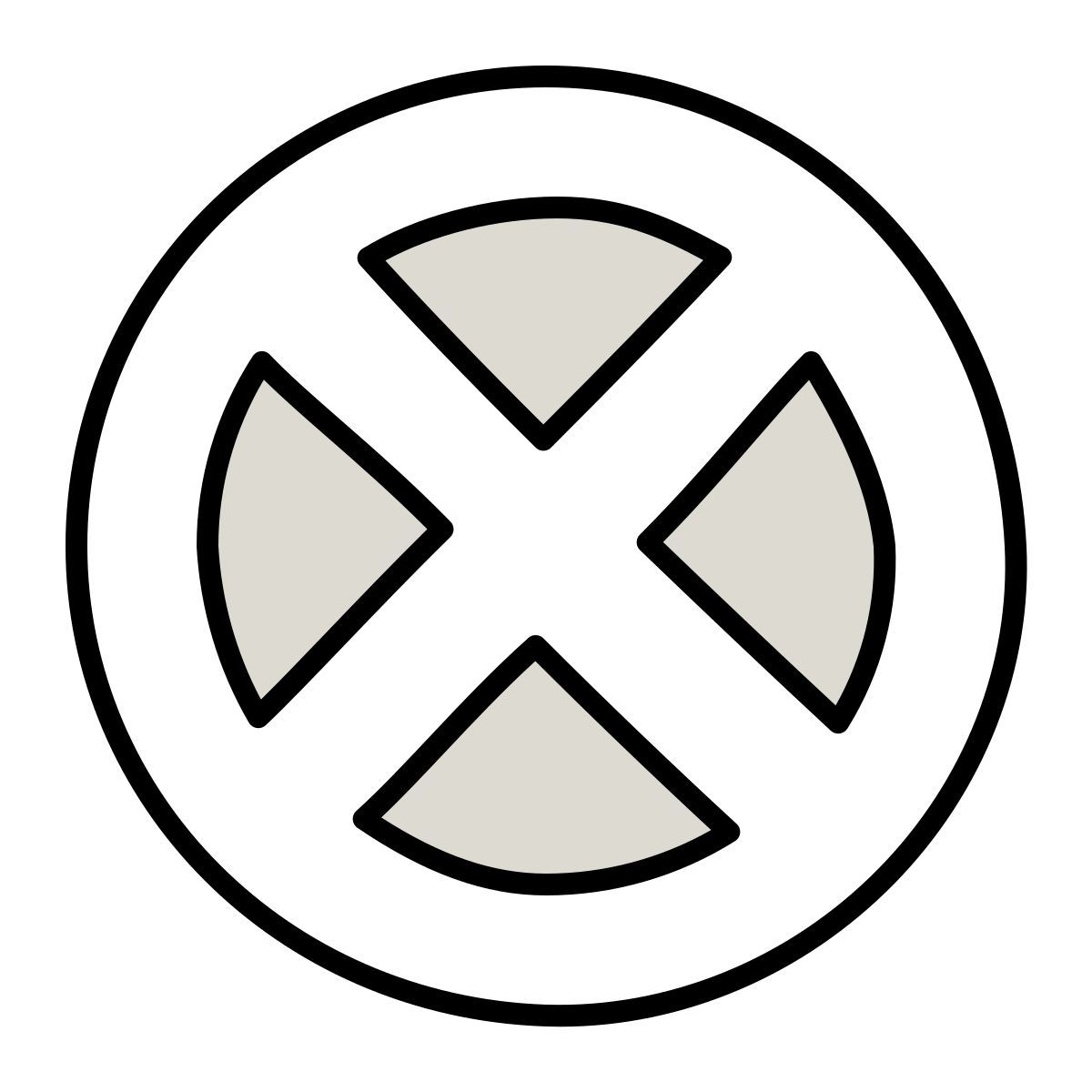 icône x men claude hand drawn style