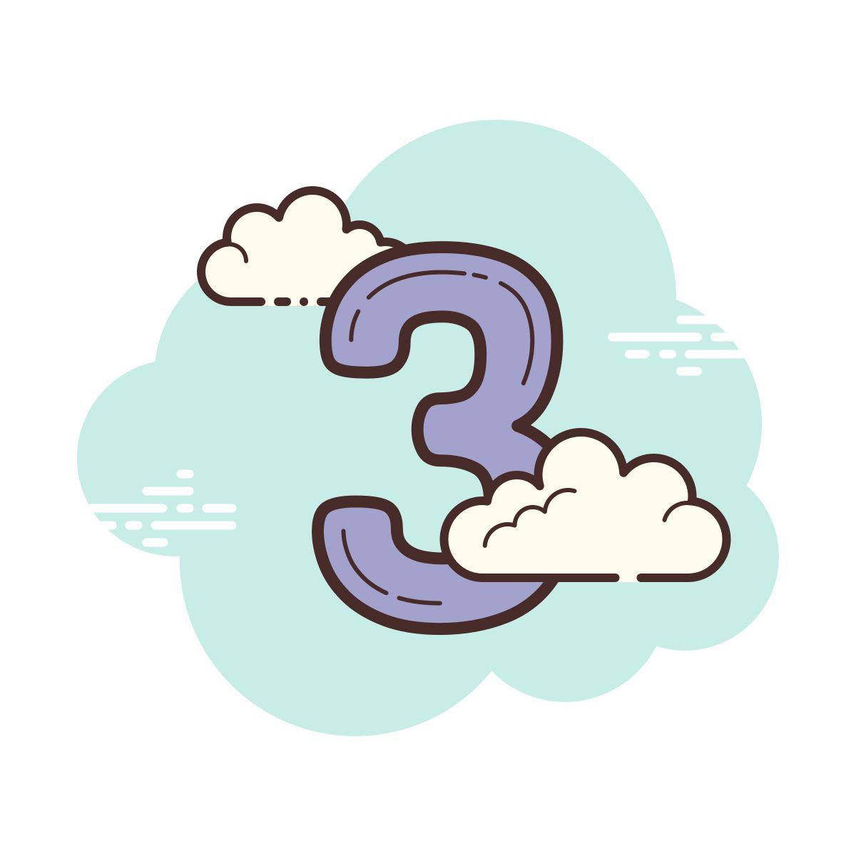 cloud style 3 icon