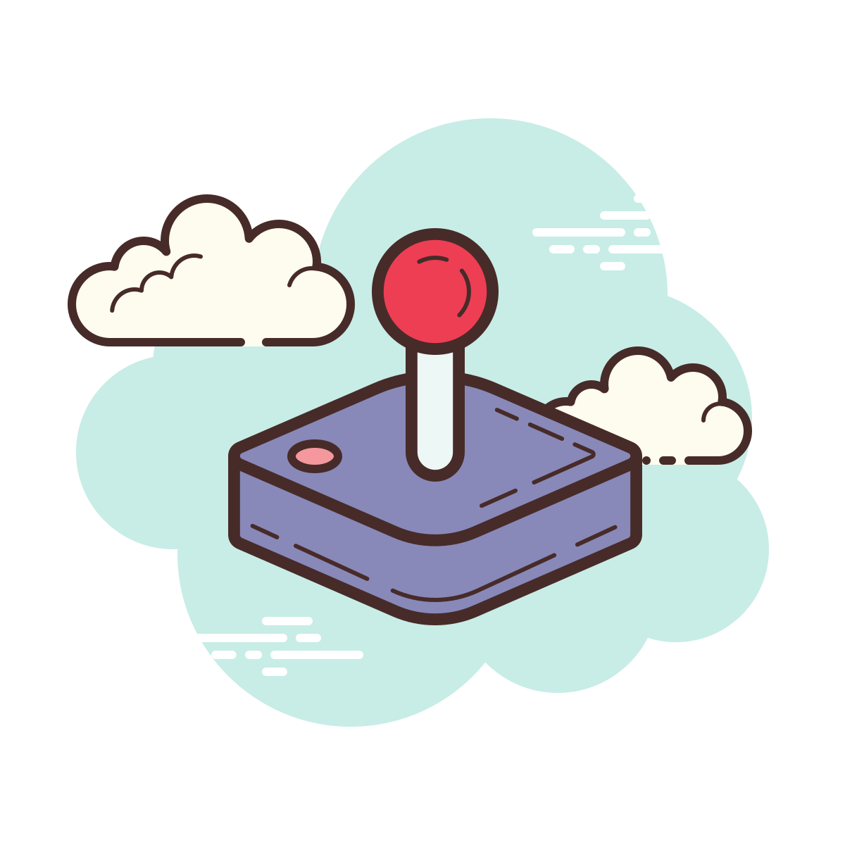 cloud style apple arcade icon