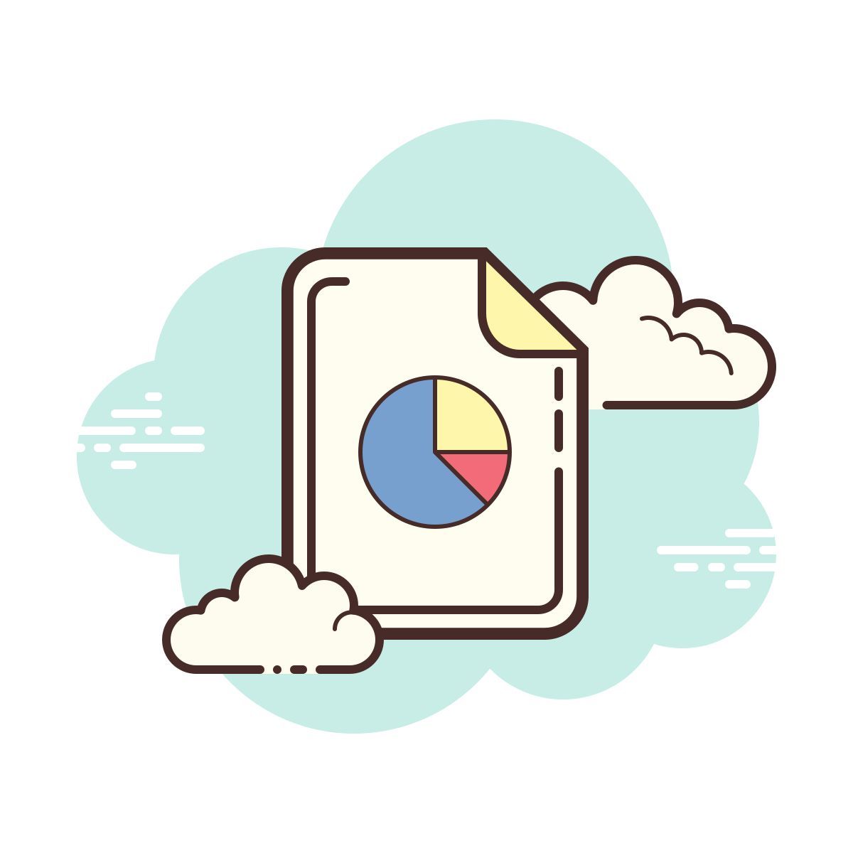 cloud style 业务报告 icon