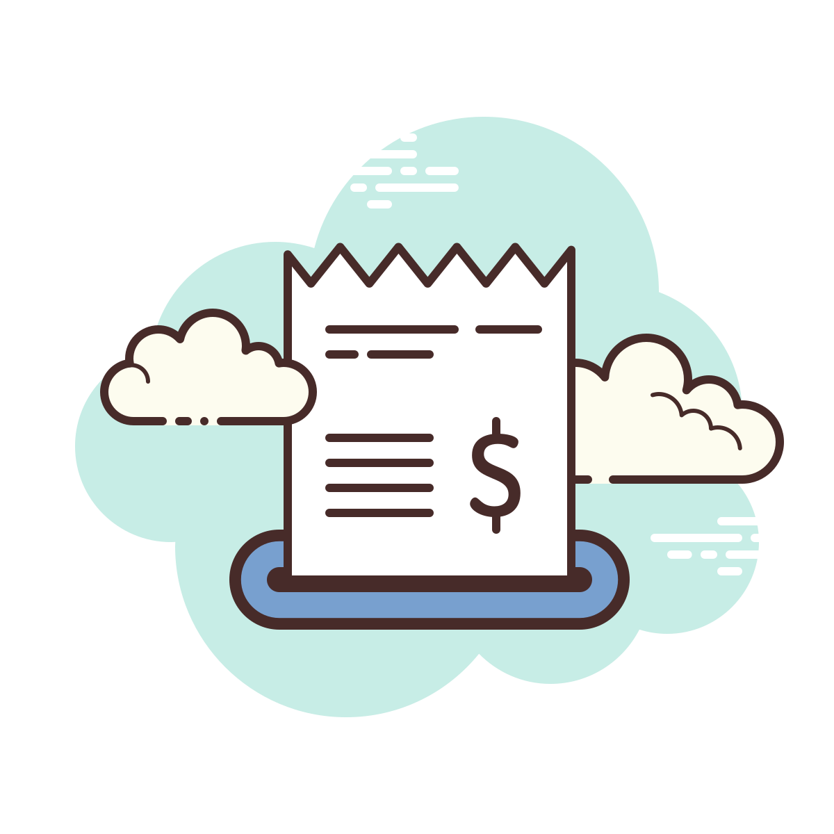 cloud style check icon