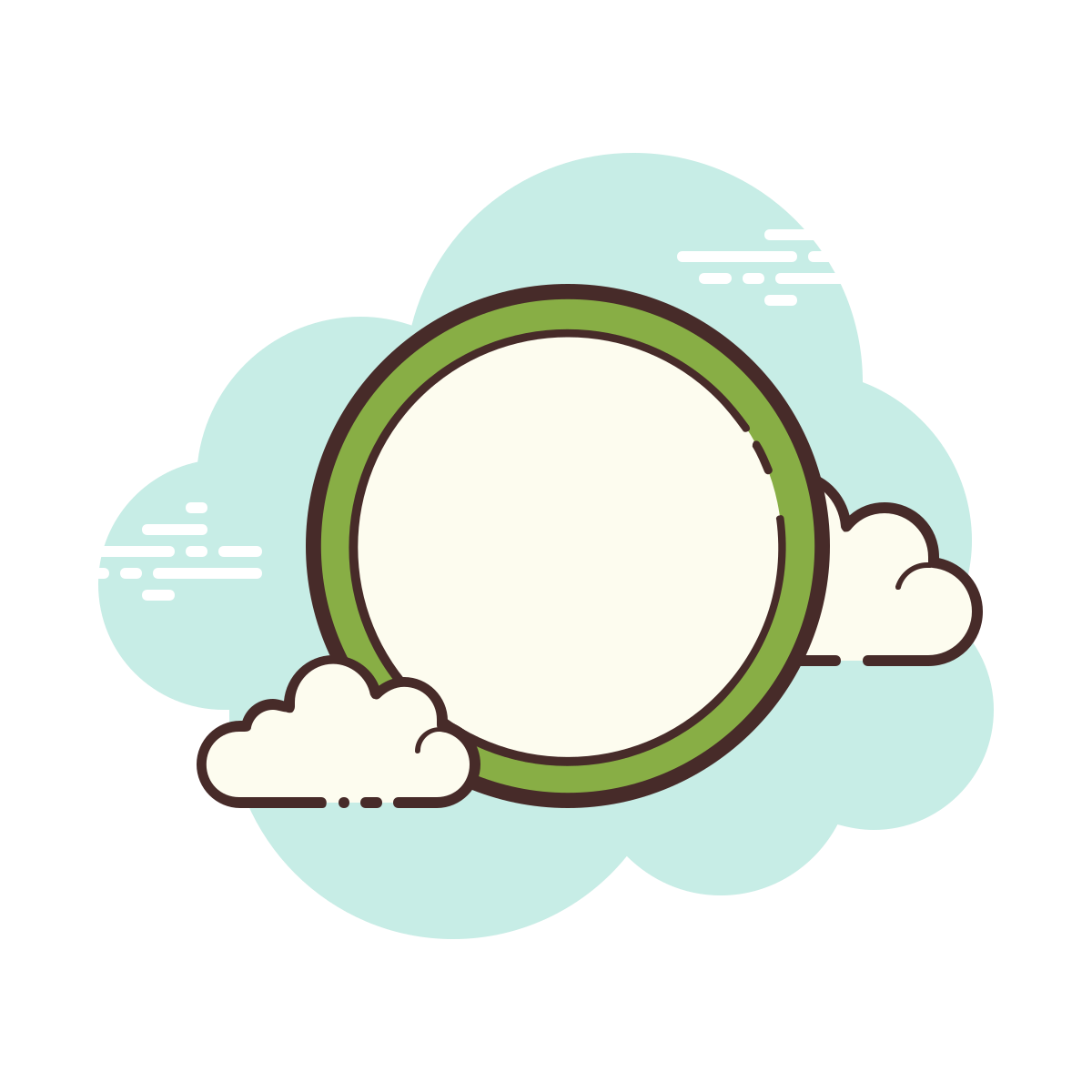 cloud style checked  v2 icon