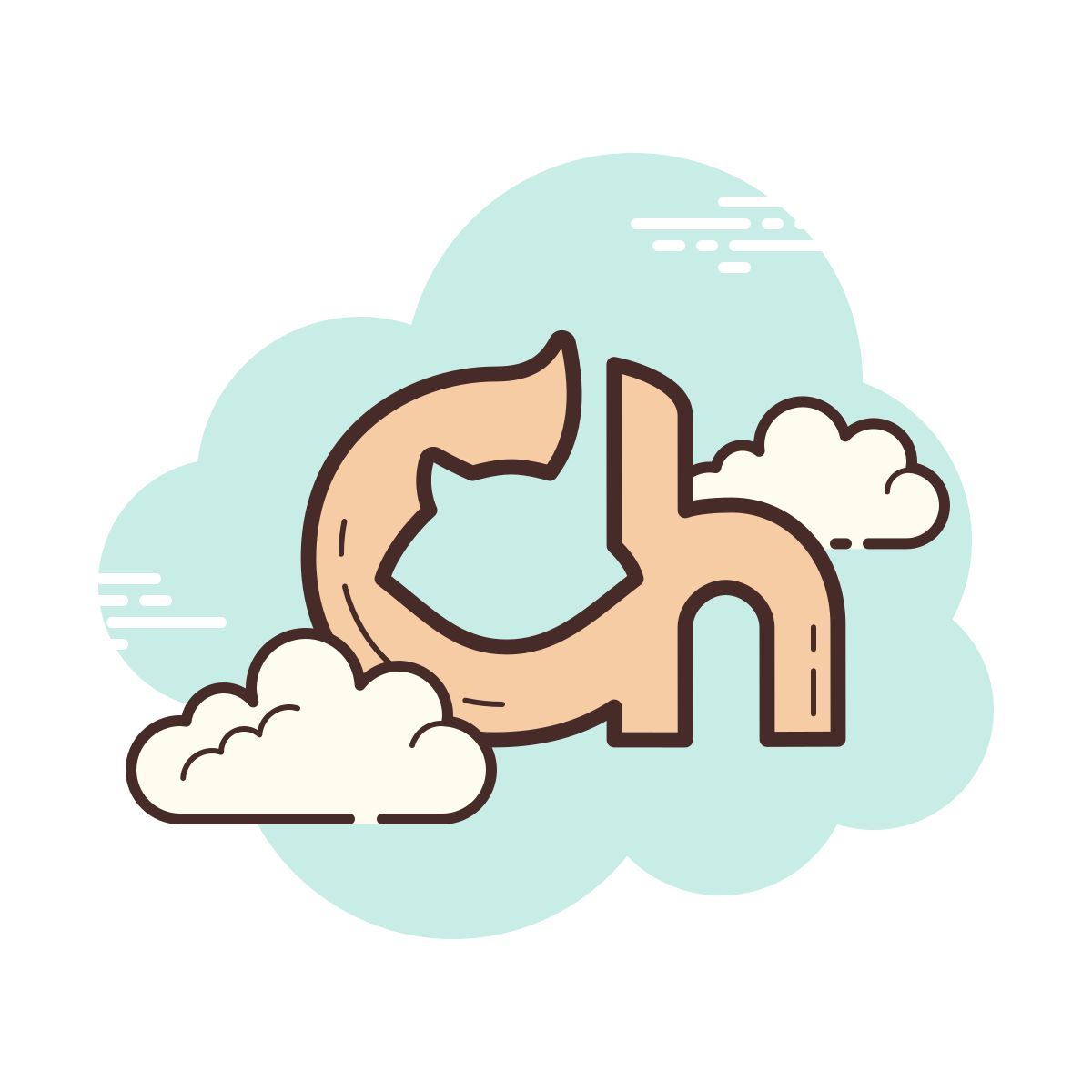 cloud style música chillhop icon