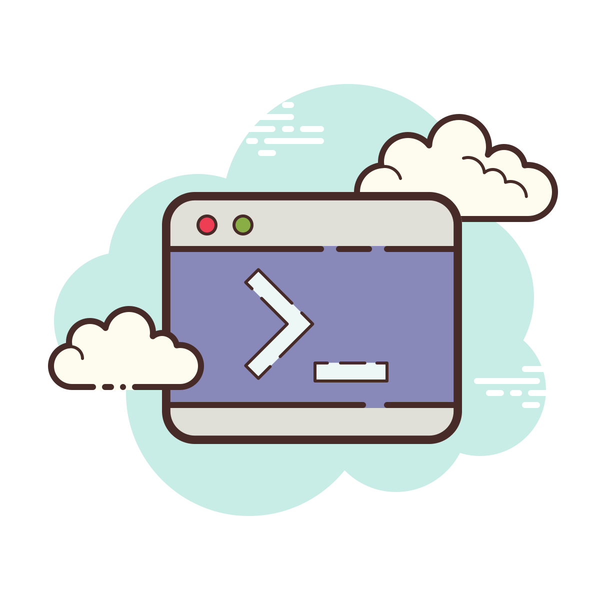 cloud style console icon