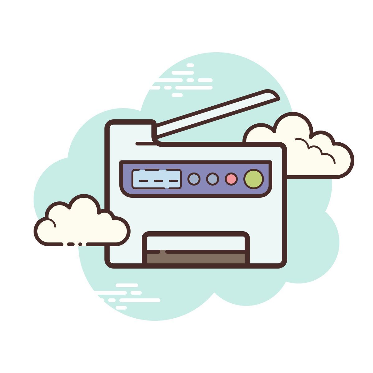 cloud style copia icon