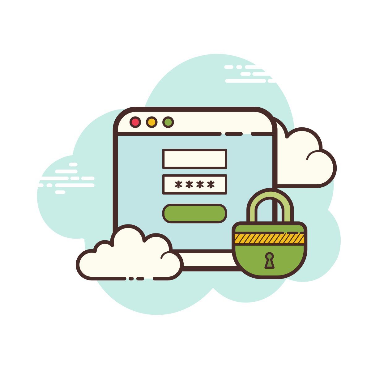 cloud style 输入 icon