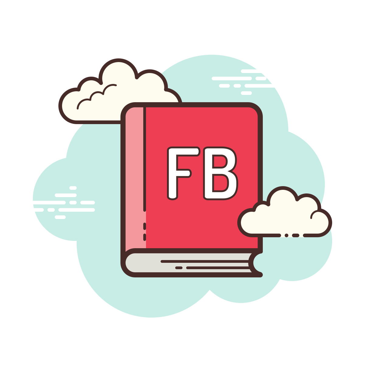 cloud style fb2 icon