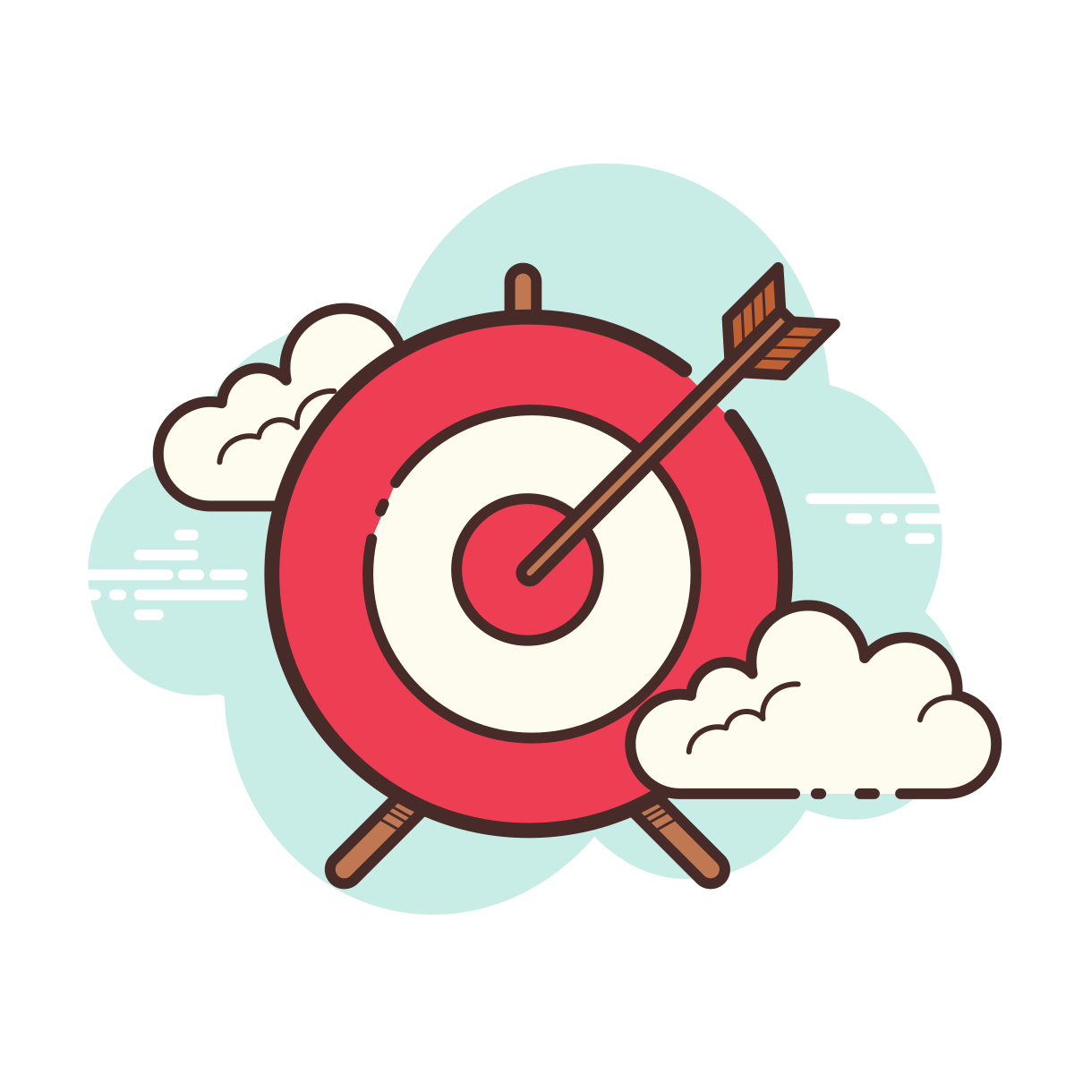 cloud style goal icon