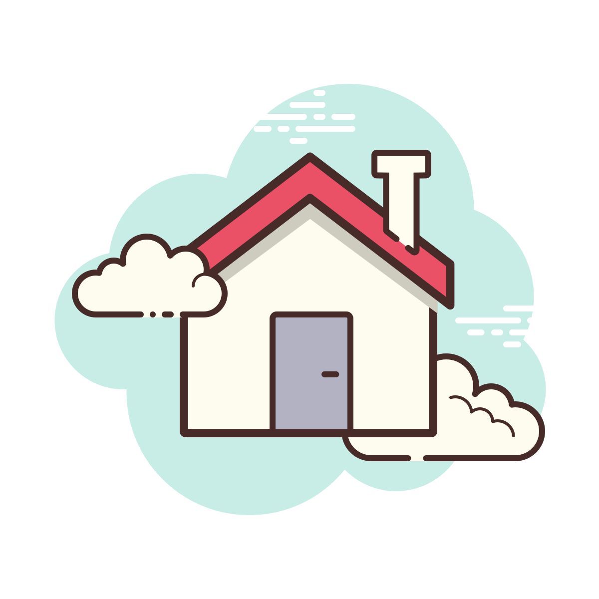 cloud style page d’accueil icon