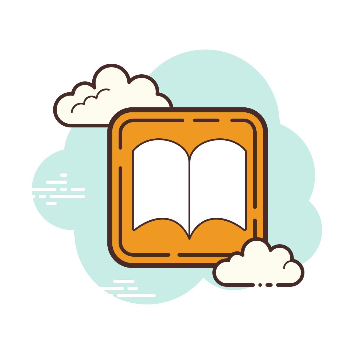 cloud style ibooks icon