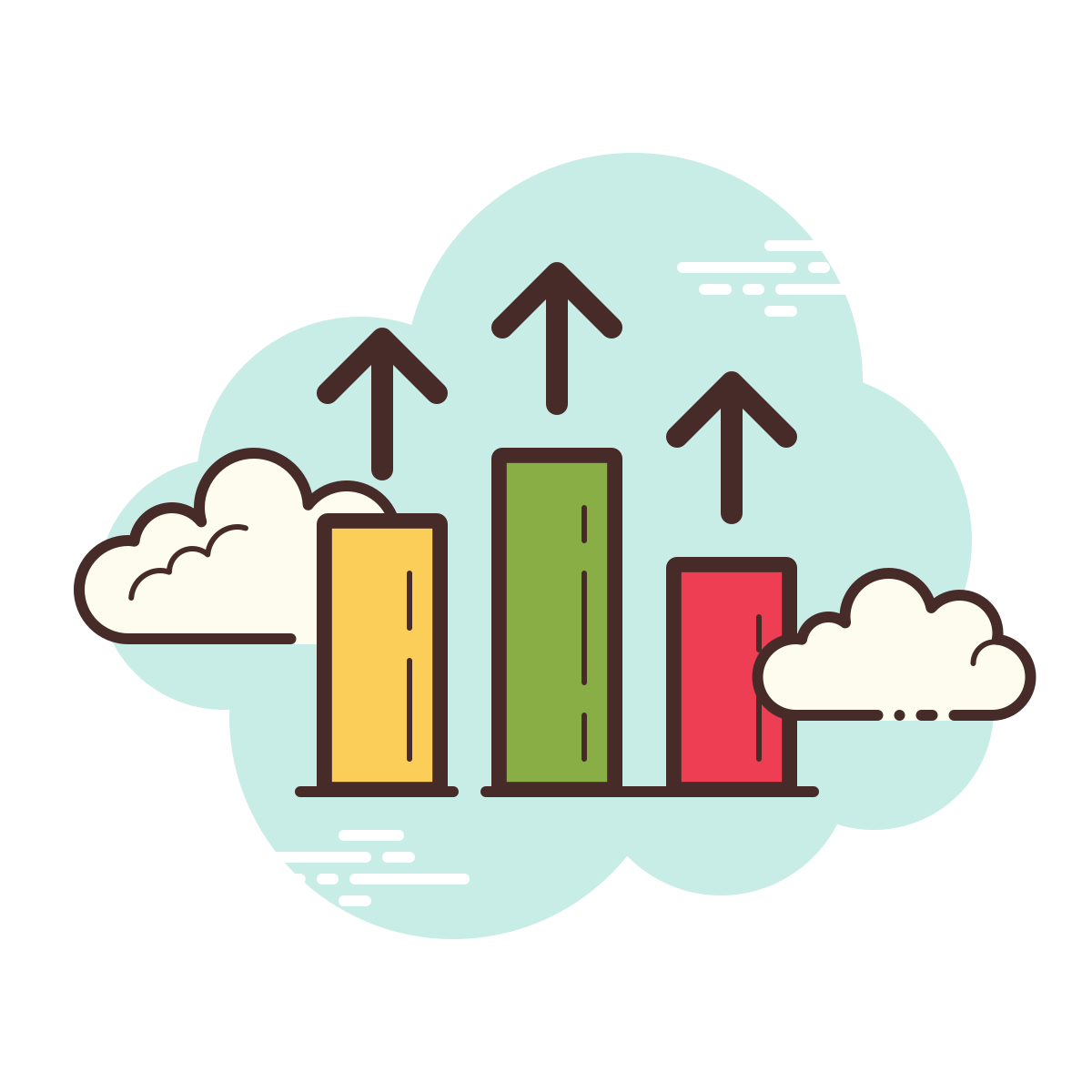 cloud style improvement icon