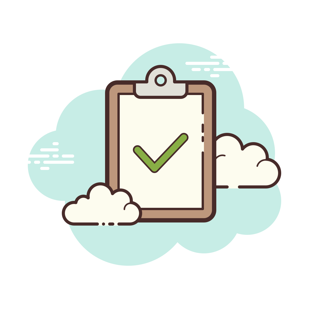 cloud style inspection icon