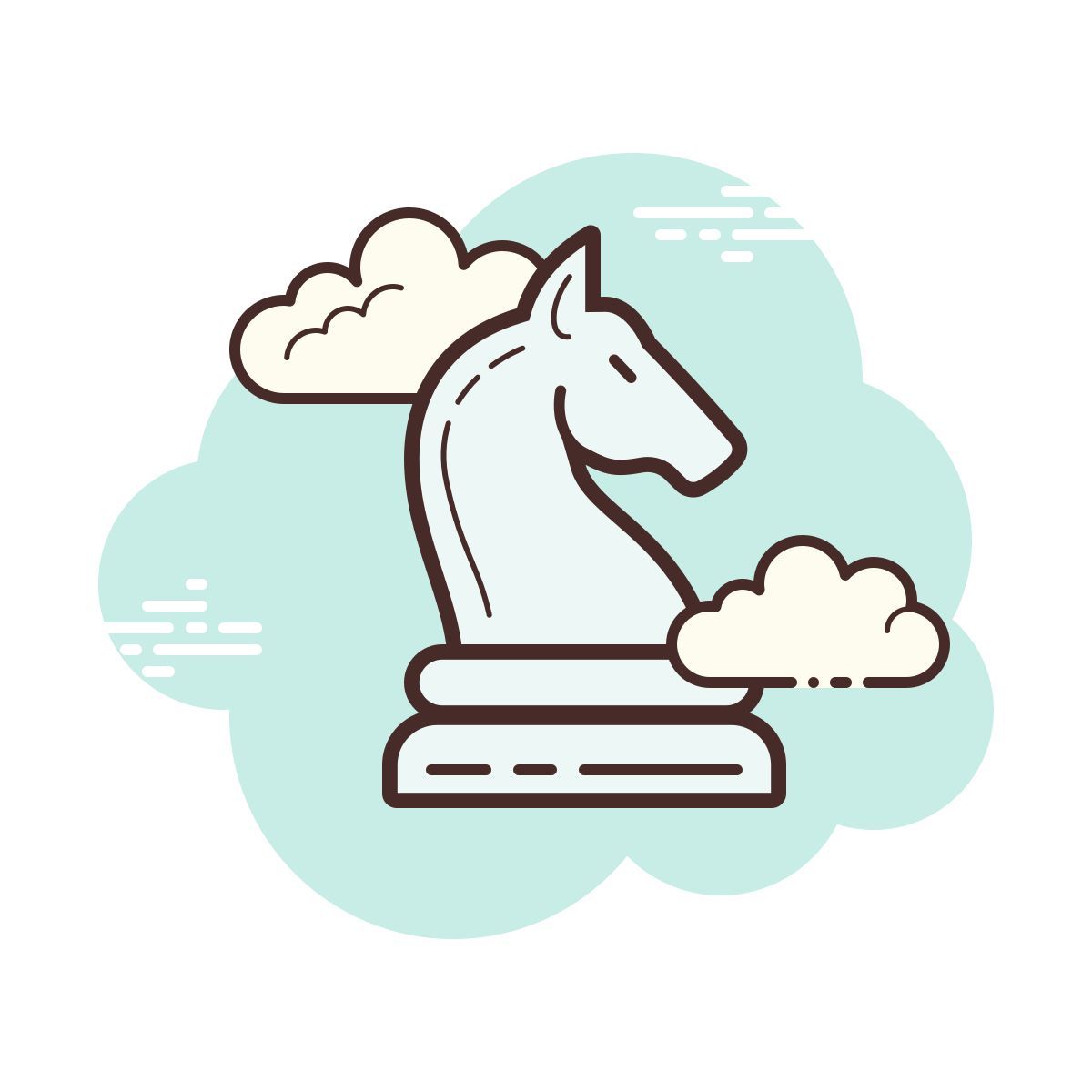 cloud style 기사 icon