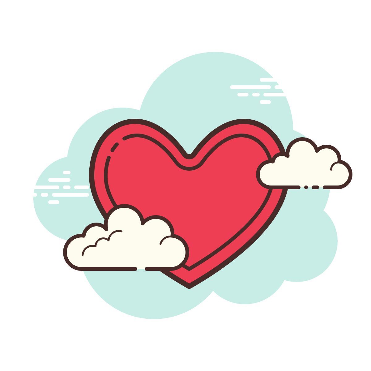 cloud style 喜欢 icon