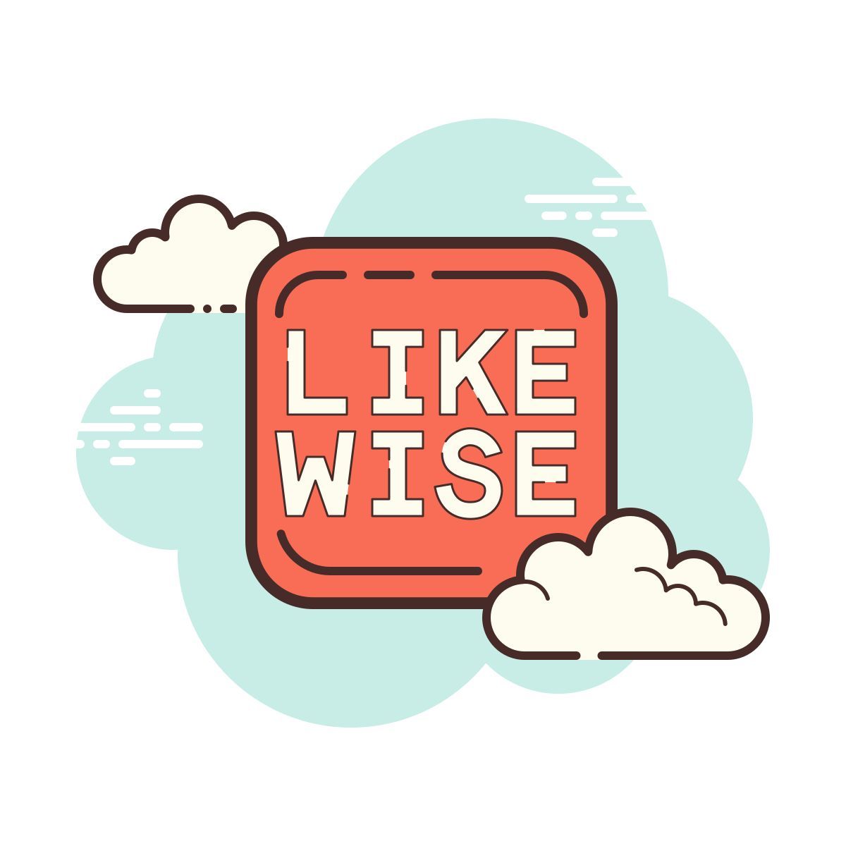 cloud style ebenfalls icon