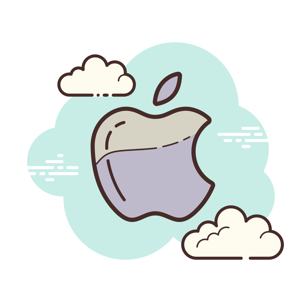 cloud style mac os icon