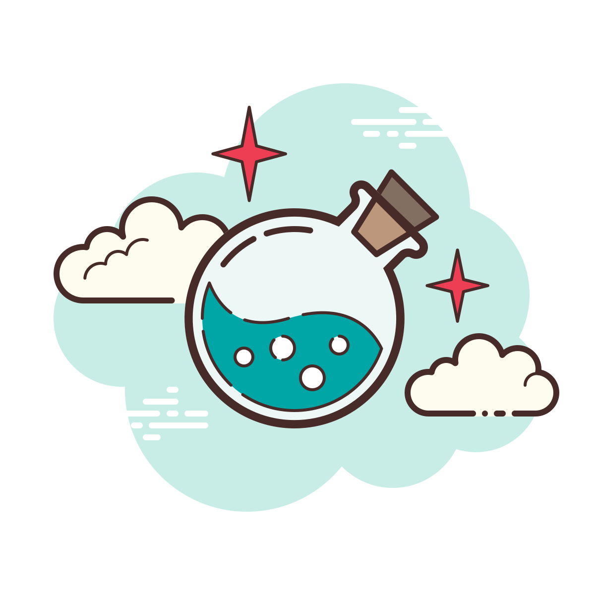 cloud style mana icon