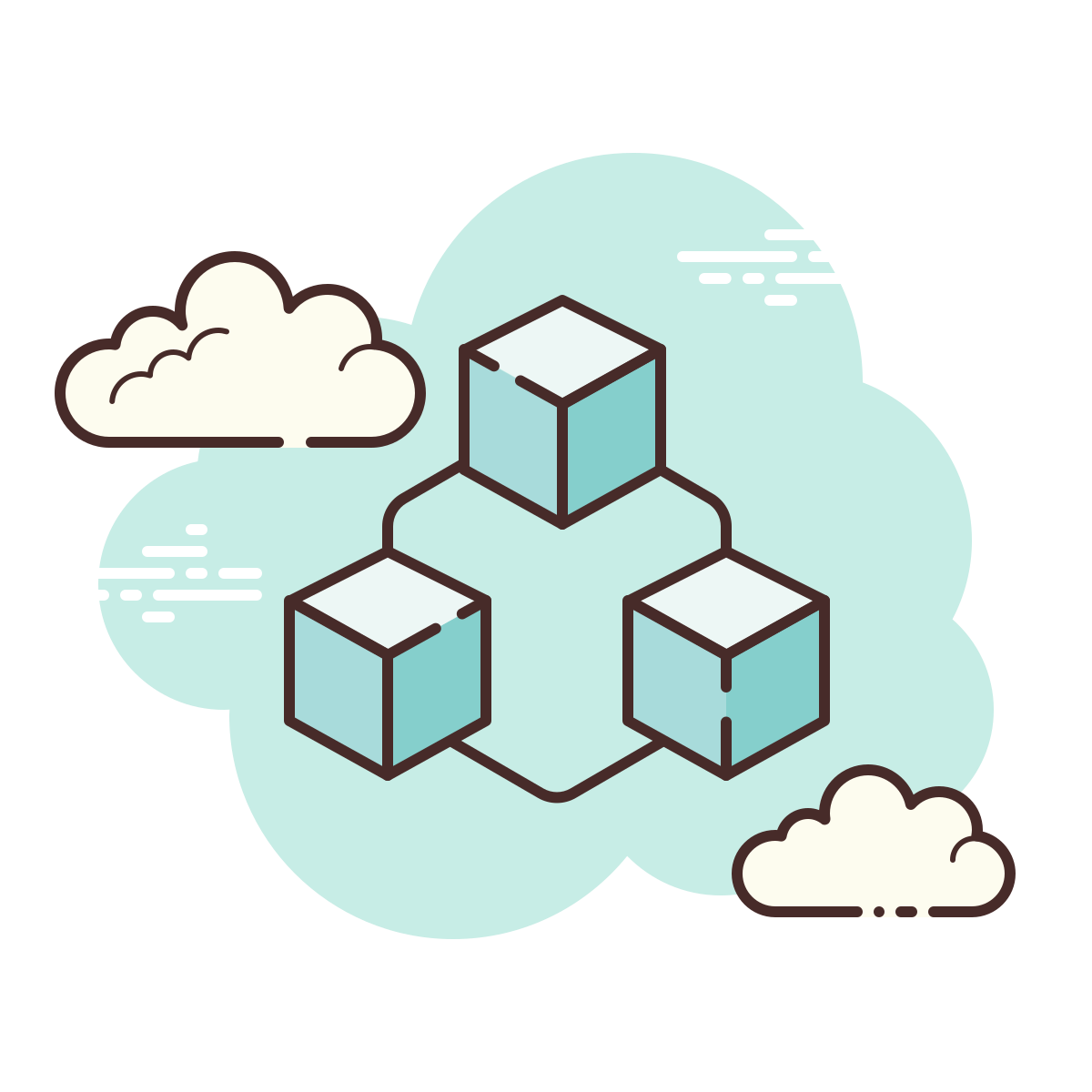 cloud style module icon