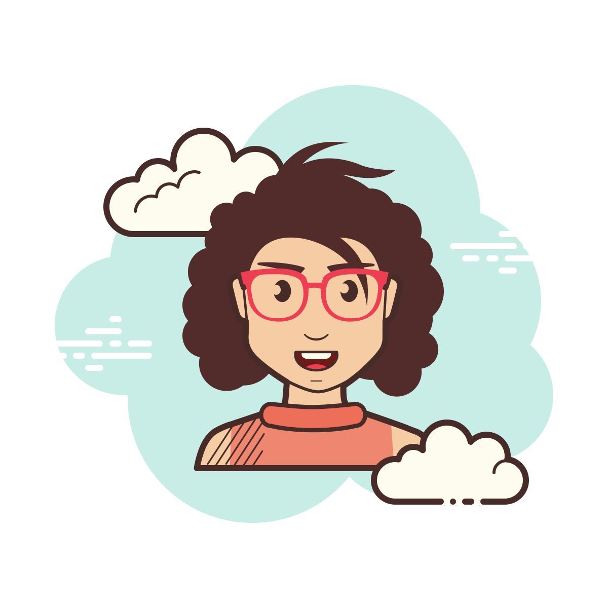 cloud style 괴상한 머리 icon