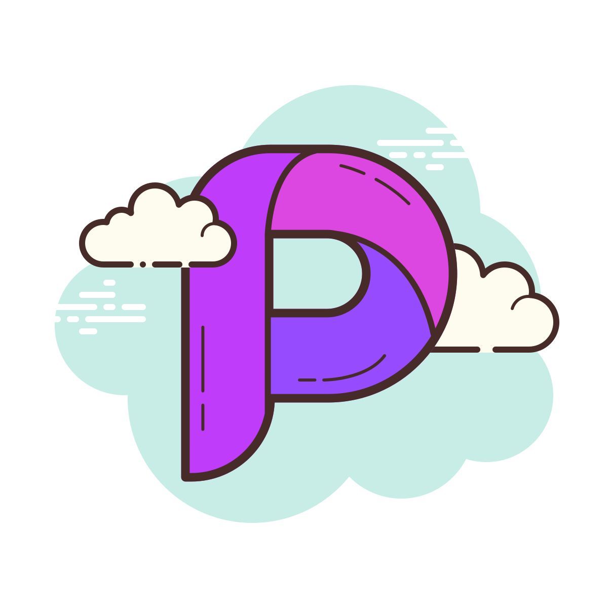 cloud style picsew icon