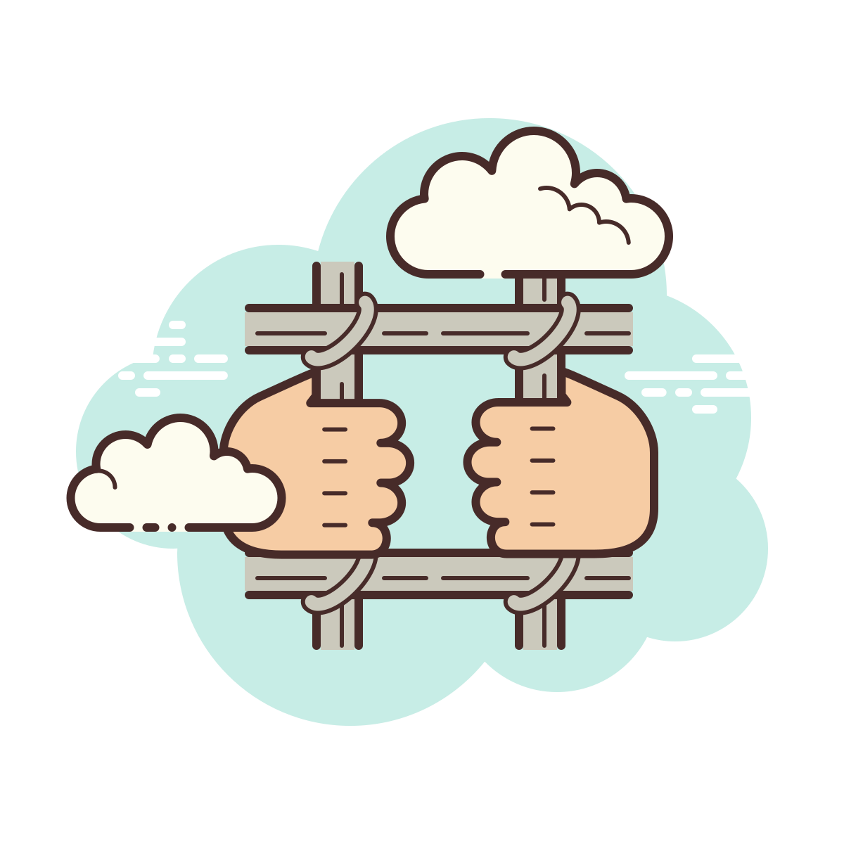 cloud style prisoner icon