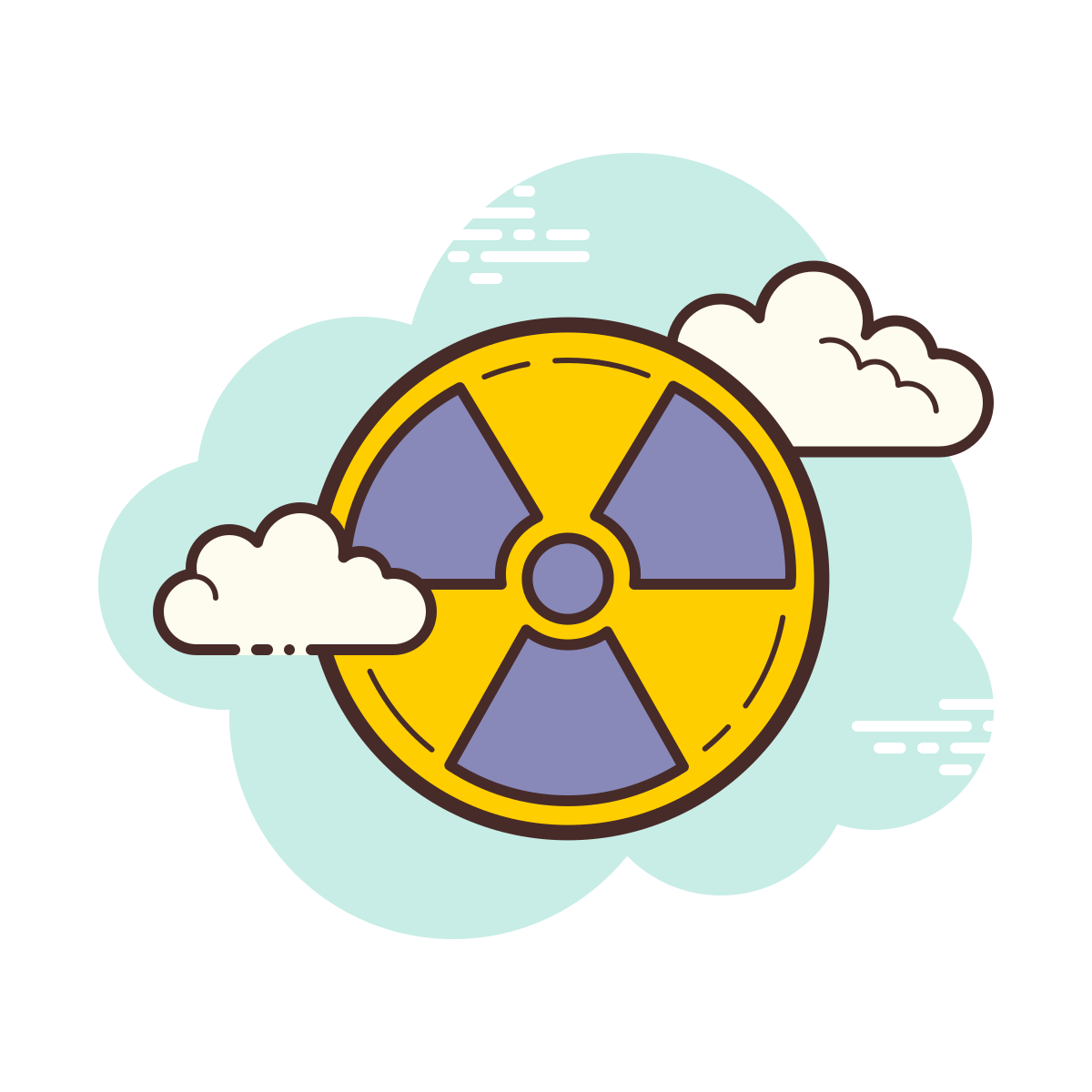 cloud style radio active icon