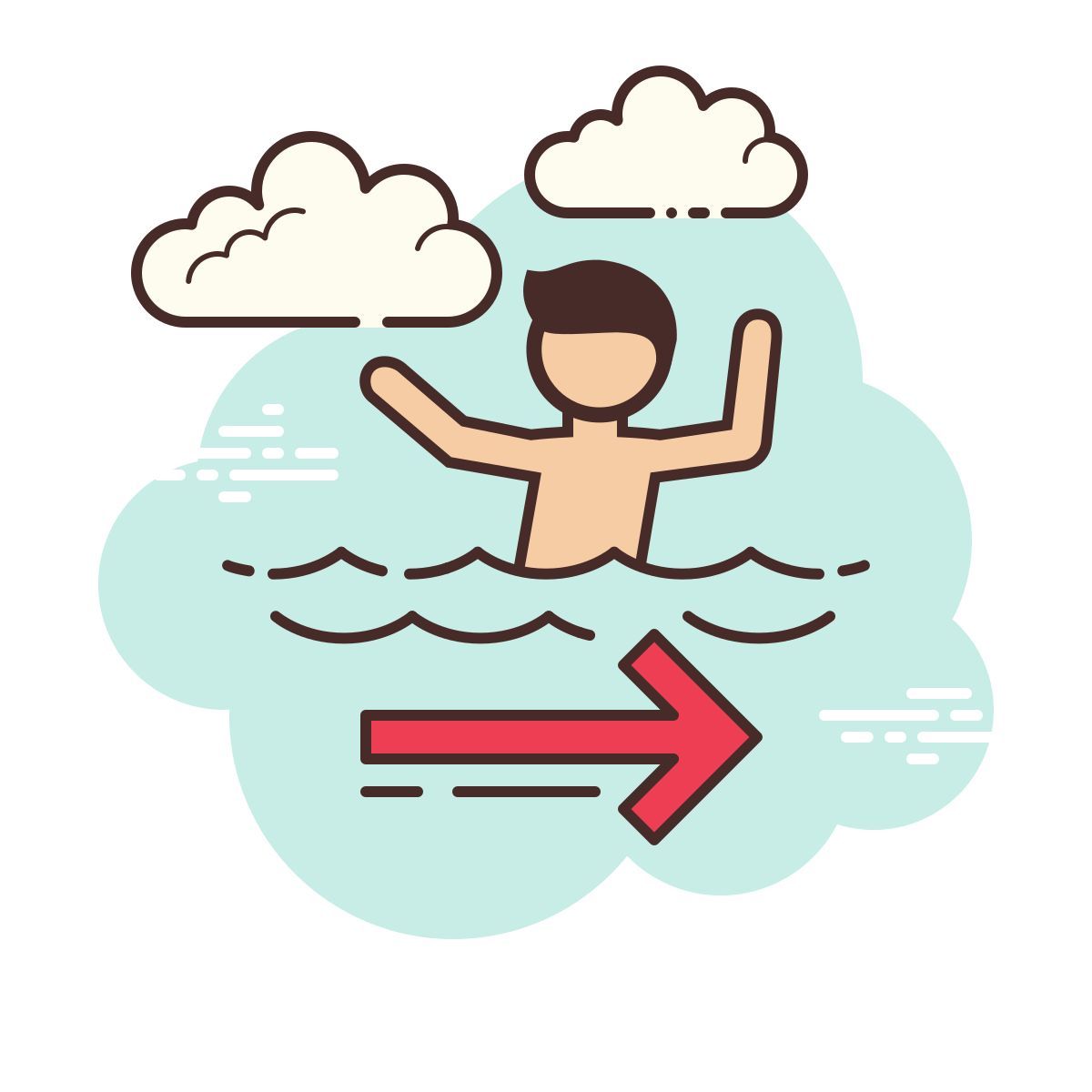 cloud style 이안류 icon